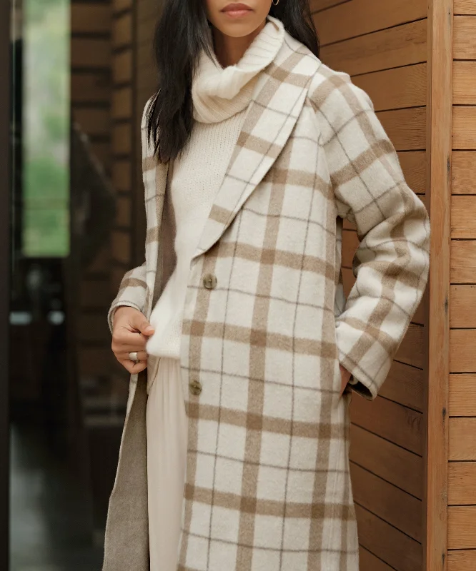 women's quilted jackets -Austin Wool Coat