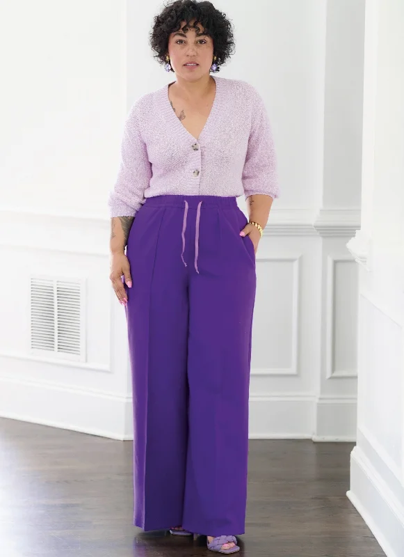 flannel pants for women -Simplicity Trousers S3036