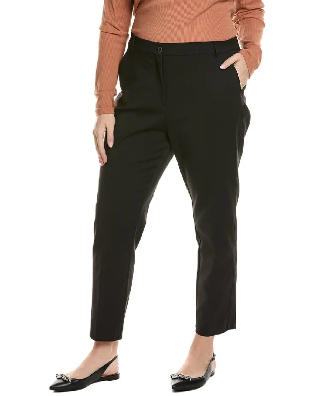 denim joggers for women -Marina Rinaldi Plus Radici Trouser