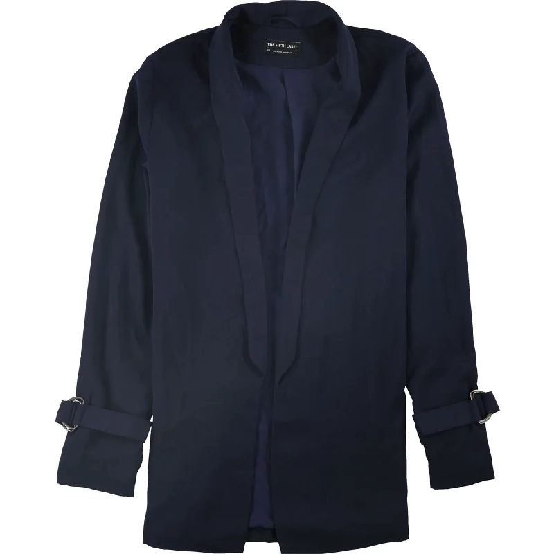 fur-lined parkas for women -The Fifth Label Womens Fairway Blazer Jacket, Blue, X-Small