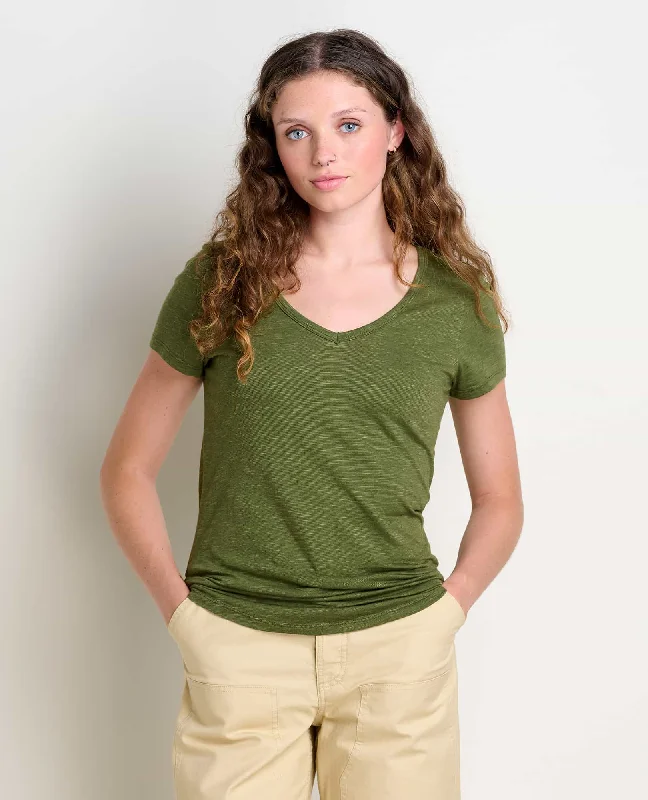 wool tops for women -Marley II Short Sleeve Tee