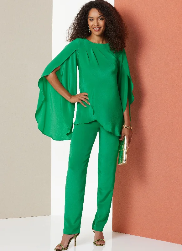 casual lounge pants for women -Butterick Tunics & Trousers B7009