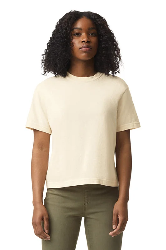 sheer tops for women -Comfort Colors Womens Short Sleeve Crewneck T-Shirt - Ivory