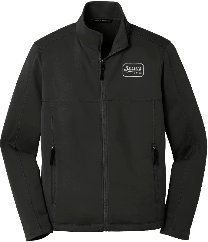 women's double-breasted coats -Port Authority Collective Smooth Fleece Jacket