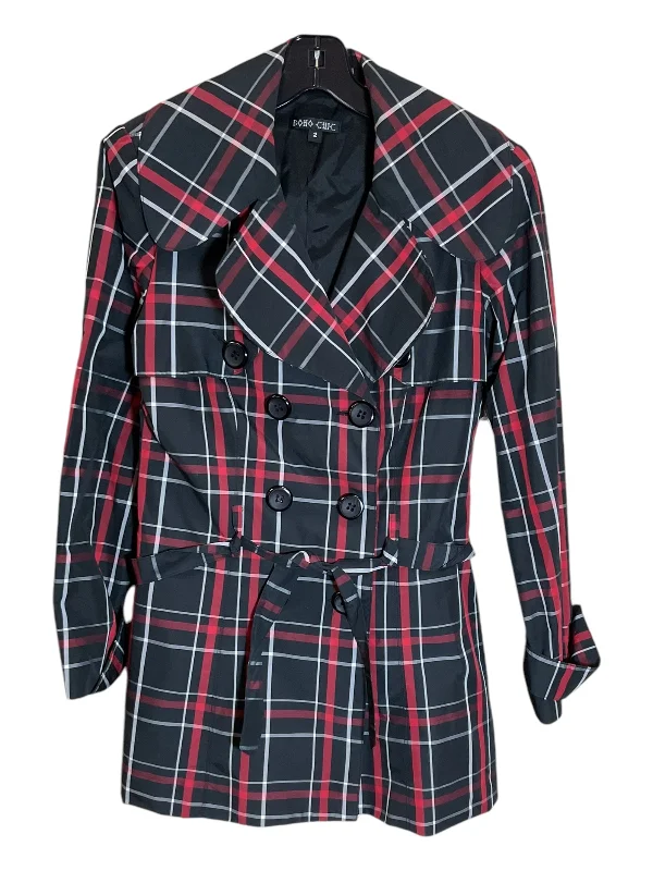 formal coats for women -Coat Other By Clothes Mentor In Black & Red, Size: S