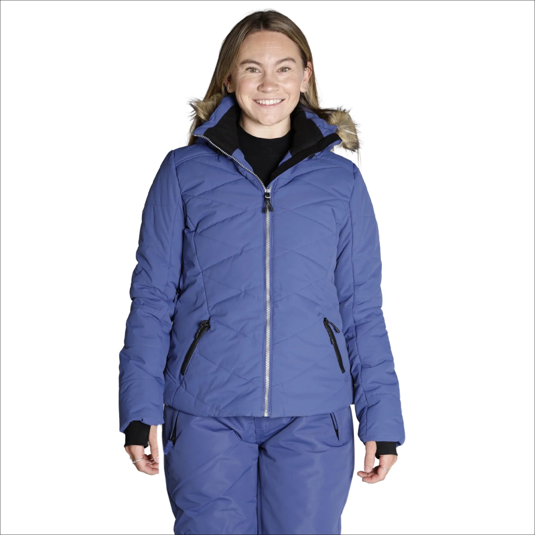 long trench coats for women -Snow Country Outerwear Womens S-XL Vail Down Alternative Winter Snow Ski Jacket Coat