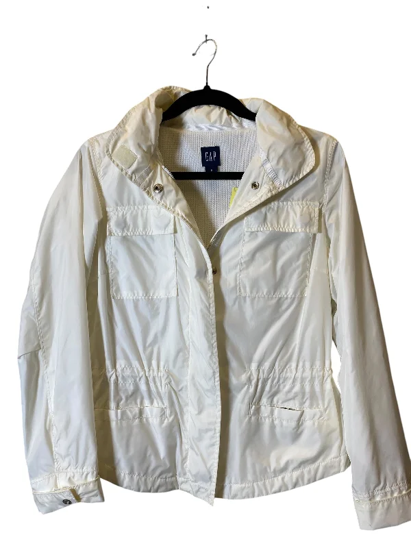 warm down coats for women -Coat Raincoat By Gap In Cream, Size: S