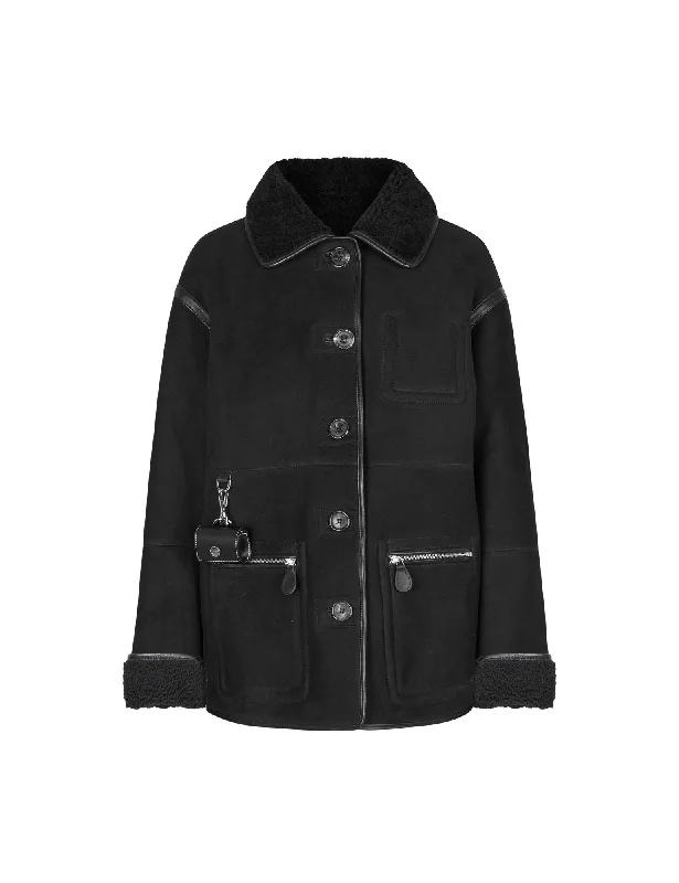 thick winter coats for women -Ada Jacket — Black