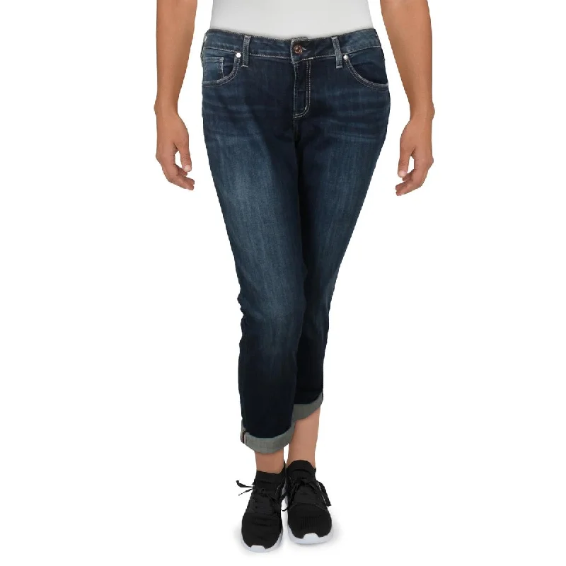 women's harem pants -Womens Low Rise Faded Boyfriend Jeans