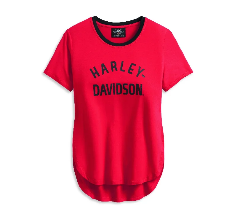 women's fitted tops -Harley-Davidson® Women's H-D One Tee - 96195-20VW