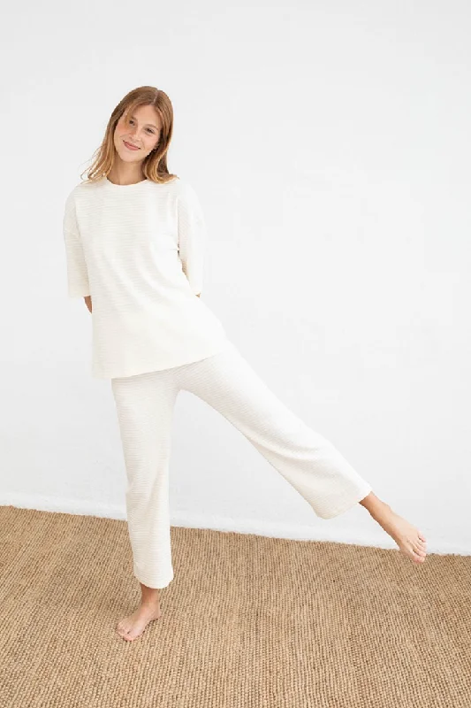 soft knit trousers for women -Mus & Bombon Tramon Pants