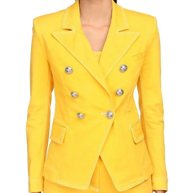 fleece jackets for women -Ibiza Stiched Blazer For Women