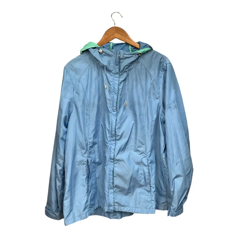 breathable jackets for women -Coat Raincoat By Zero Xposure In Blue, Size: Xl