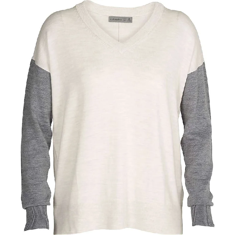 printed shirts for women -Icebreaker Women's Shearer V Sweater