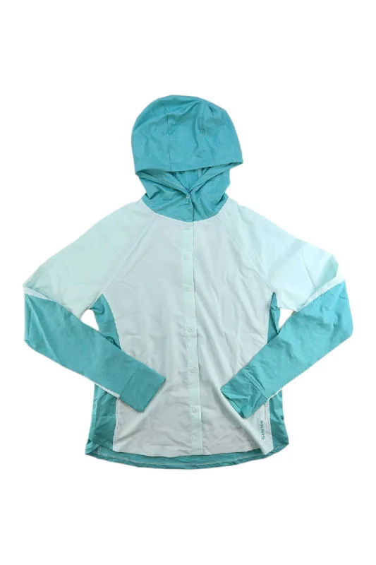 women's wrap tops -Simms Women's Bicomp LS Hoody