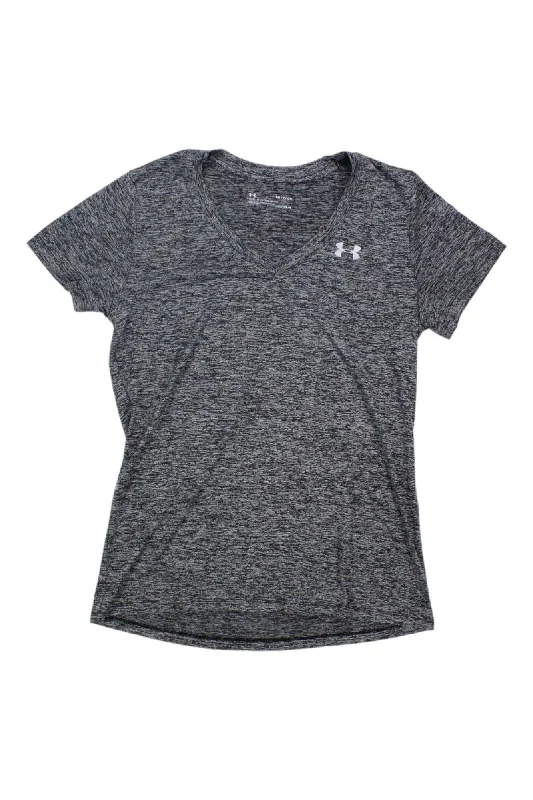 women's wrap tops -Under Armour Women's UA Tech Twist V-Neck Tee