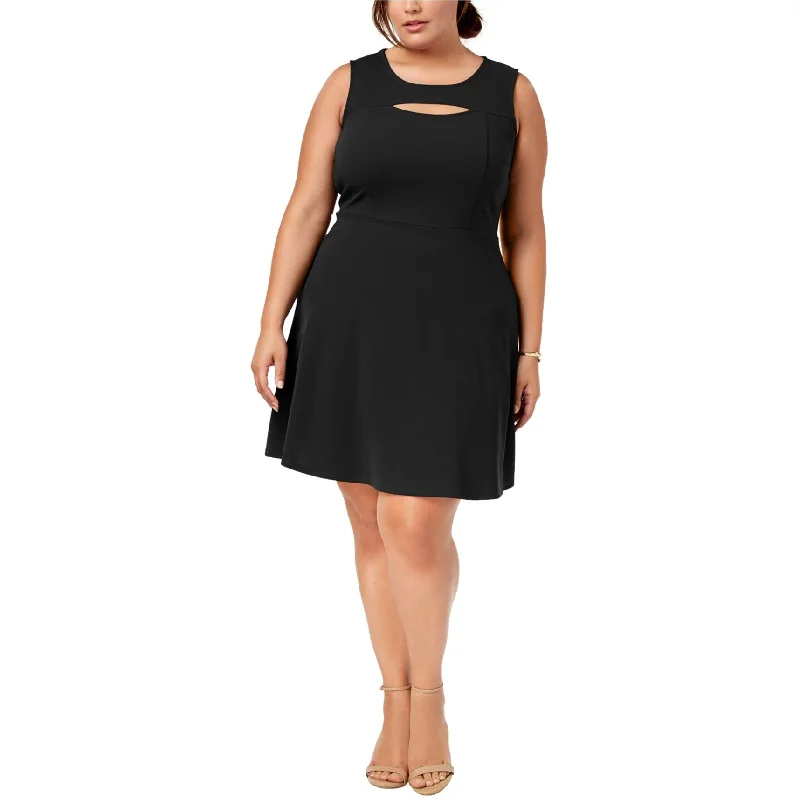 women's party dresses -Fox & Royal Womens Peek-A-Boo A-Line Dress