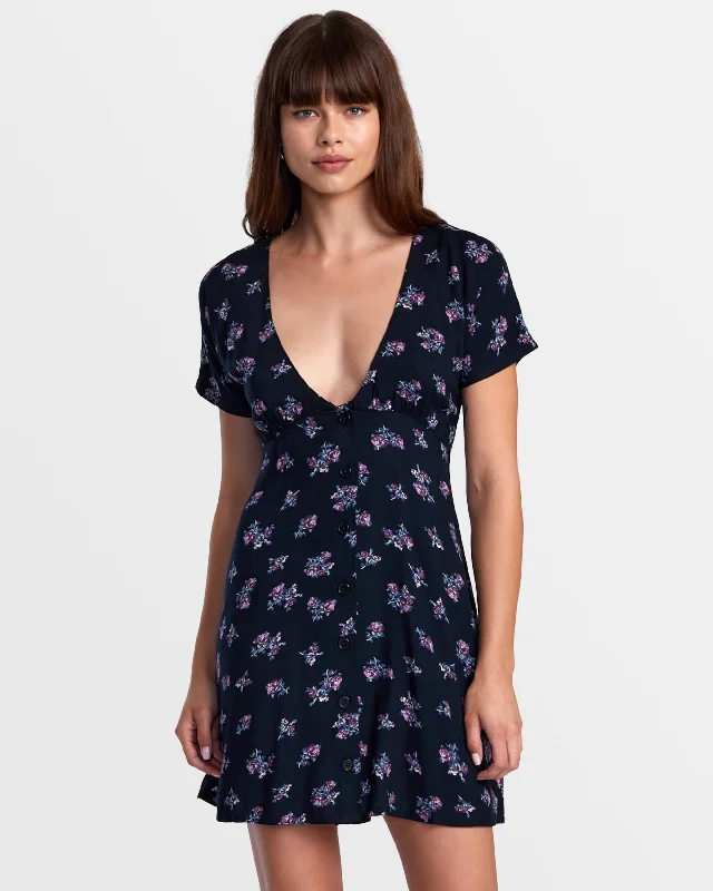 summer midi dresses for women -Understated Dolman Mini Dress - RVCA Black